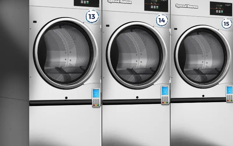 34KG XXL tumble dryers at Coast Laundromat Whangaparaoa